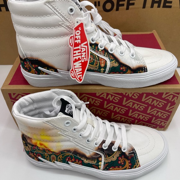 Vans Men’s Sk8-Hi Bolt (Big Reveal) True White/P Sneakers 
VN0A5JIVAZQ - Picture 4 of 16